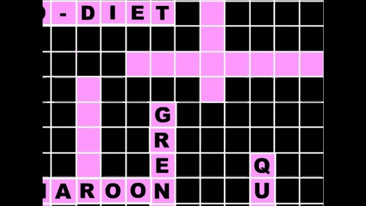 Crossword pomegranate youtube YouTube