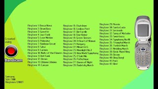 Samsung SGH-T100 Ringtones (2002) on MCP-MA7! | THIRD PART ONLY! | COMPLETE 42 RINGTONES! @DeshaunFunMaker