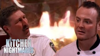 Chef Gets Roasted By Firemen | Kitchen Nightmares