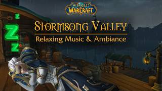 Stormsong Slumber🌧️WoW Sleep Music & Ambience🌙BfA Bedtime Swells | Mystical Thunderstorm Coasts