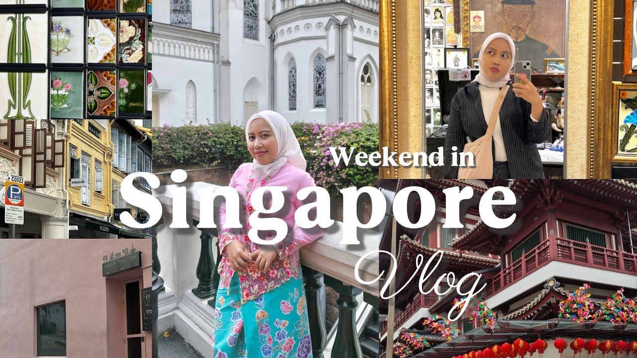 SINGAPORE VLOG 🪭 | Less than 48 hours, kebaya nyonya, Chijmes, Chinatown trip