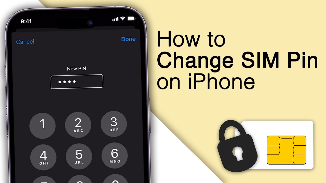 How to Change SIM Pin on iPhone! [2024] - YouTube