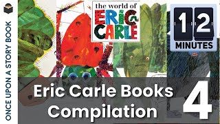 4 Eric Carle Books Compilation | Hungry Caterpillar,  Want to Be My Friend, Head to Toe, Busy Spider