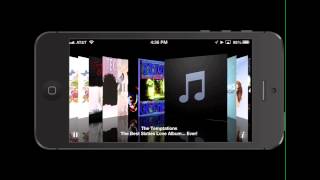 CoverFlow black iPhone (extended version