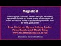 Magnificat - Christmas Carols Lyrics & Music