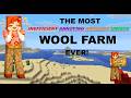 I BUILT THE MOST INEFFICIENT ANNOYING UNIQUE WOOL FARM EVER! - Single Biome Series - Desert EP12