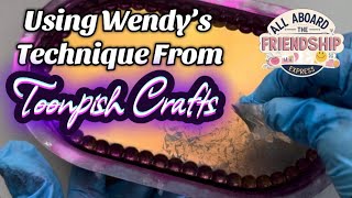 #147 Resin Trinket Tray Mica Powder Hack @Toonpish