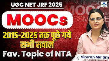 UGC NET JRF | MOOCs | PYQ + Concept | Teaching Aptitude | Apni University | By Simran Ma