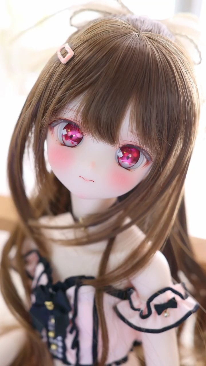 お口がかわいいドール🍩 ドールメイク DDH-28 カスタムヘッド（doll