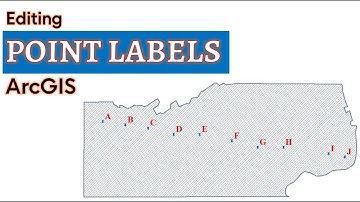 Editing Point Labels in ArcGIS