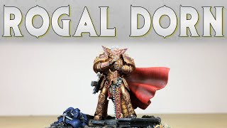 PAINTING SHOWCASE Imperial Fists Primarch Rogal Dorn Warhammer 40k