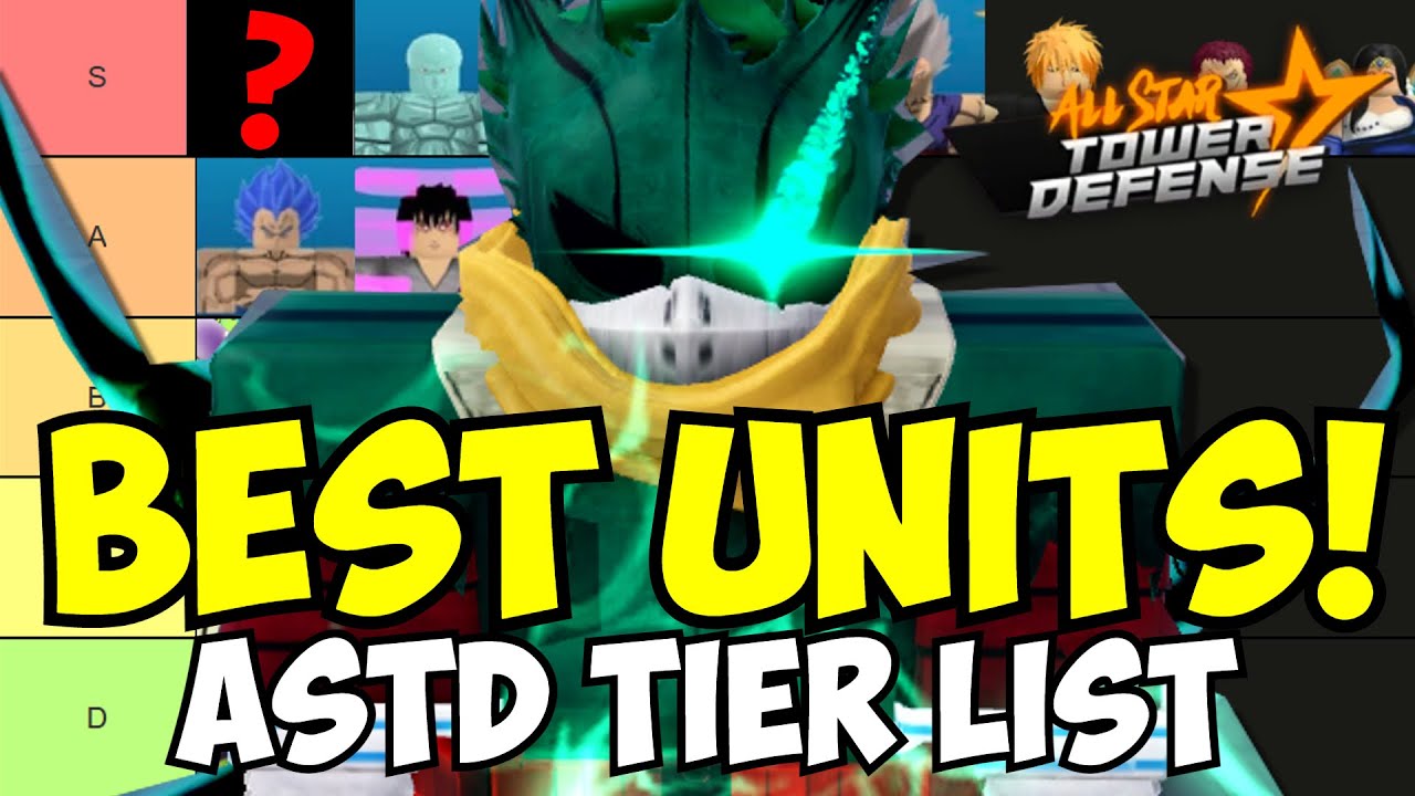 Best Unit in ASTD!? Tier List All Star Tower Defense (Deku 7 Star & Tomura  Update!) 