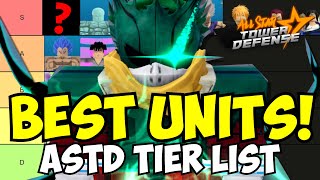 Tier List for All Star Tower Defense 4/10/2021 (INFINITE) 