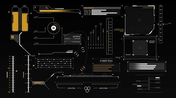 HUD Infographic Elements