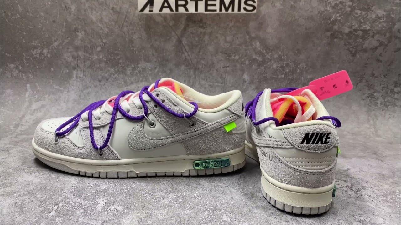 Nike Dunk Low Off White Lot 15 REAL or FAKE ? - YouTube