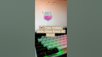 Secret ALT + X Trick 🍷 Type Hidden Wine Glass Emoji in Word!
