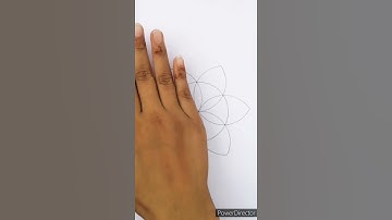 #Shorts How To Draw Flower of life easy |Drawing flower with compass|Geometric design| Tasmia Arts