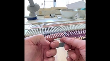 Knitting machine, cast on e wrap, lk150 knitting machine