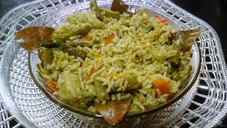 Vegetable Pulao | Mixed vegetable Palav | Veg Pulav recipe | Kannada recipes | Karnataka recipes
