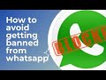 How to avoid Whatsapp Number getting banned using SMS Blaster by https://Solversolution.in