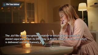 What is a DCF file and how can you open it