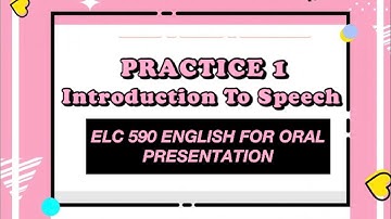 AD2303A | ELC590 Activity 04 - Introduction To Speech (Practice 1)
