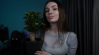 ASMR Leaves Flower Sounds & Ceramic Tapping