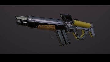 3D Stylized Gun