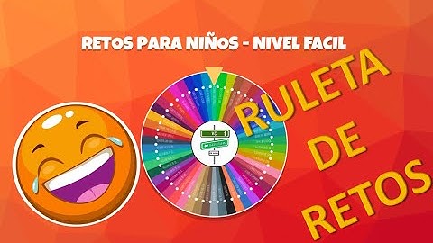 🟤 Ruleta de Retos,  Nivel - Fácil (niños con supervisión de adultos responsables) 🟤