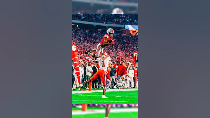 Garrett Wilson INSANE CATCH Ohio State vs Clemson 🤯🙌 #shorts