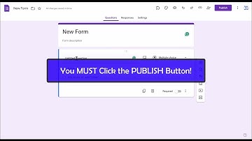 Publish Google Form