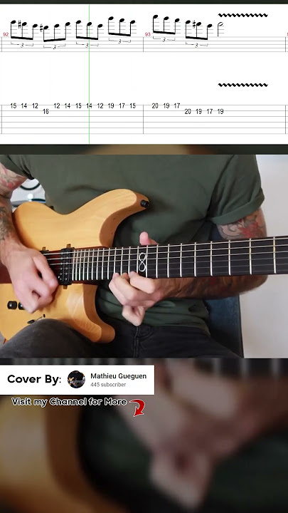 Download lagu Bed of Razors - Solo 🎸 Guitar Cover & Tab - Children of Bodom 🤘