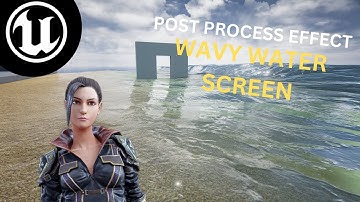 UE 5 | Wavy Water Post Process Effect | 5-Minute Post Process Tutorial | Unreal Engine 5.0.3