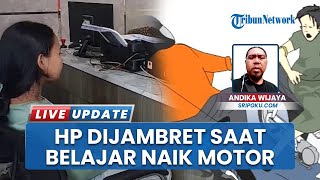 Ponsel Remaja di Palembang Dijambret saat Asyik Belajar Naik Motor, Diletakkan di Dashboard