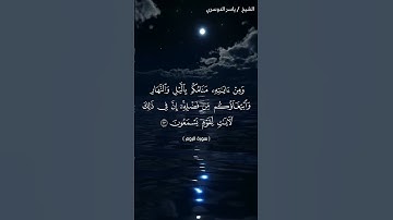 سورة الروم من  آية 22 إلى آية 23 بصوت الشيخ ياسر الدوسري♥♥