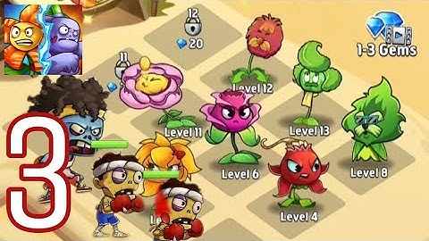 Zombie Defense-Plants War Merge idle games-Android Gameplay Prince AKG Gameplay