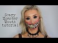 SCARY Monster Mouth Makeup: SFX Halloween Tutorial