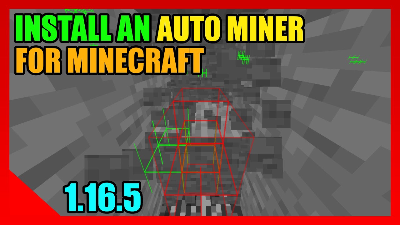 How To Get An Auto Miner For Minecraft 1.16.5 - YouTube