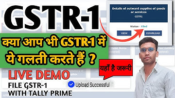 🔴 "GSTR-1 Return Filing l Full Process 2025 |🔥Step By Step LIVE DEMO🔥| Latest Changes 2025"