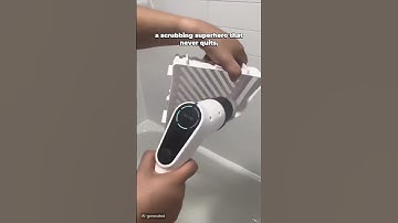 Upgrade Your Cleaning Game with This Electric Spin Scrubber! #cleaninghacks