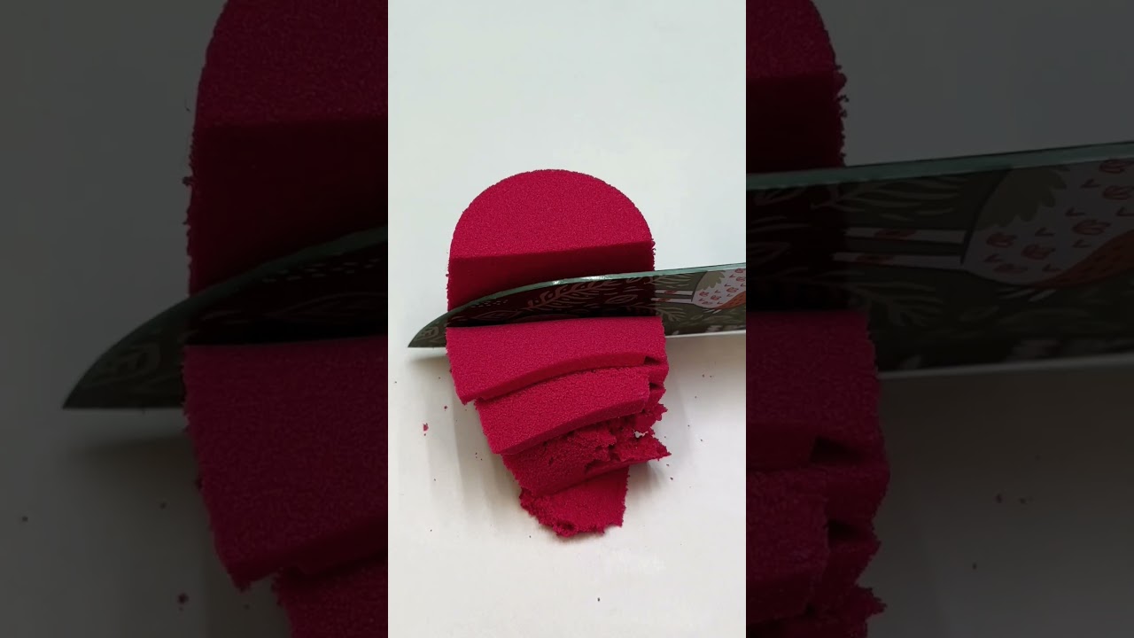 Satisfying Knife 🔪 soft and crunch sand 