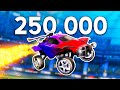 Insane 250000 hour bot challenge in rocket league