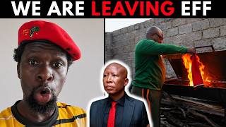 EFF Members Are Leaving... And Blaming Julius Malema for protecting Foreigners over south africans