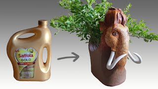 DIY Oil Can Planter | Best out of waste | Trash to treasure | Creative planter using a plastic can