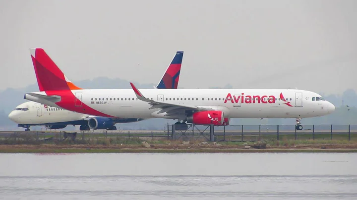 Avianca Airbus A321SL [N693AV] Takeoff from New York JFK Airport [Full HD]