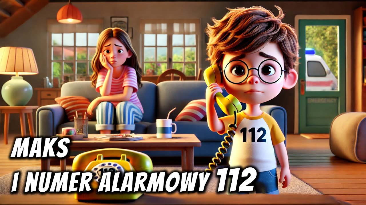 🚨📞Maks i numer alarmowy 112 - Audiobook dla dzieci - Bajka na dobranoc 🎧