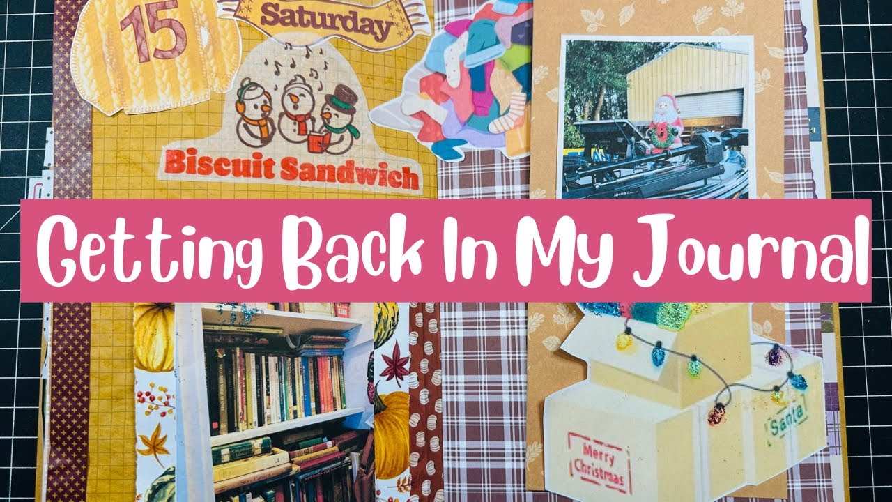 Journal with Me | Getting Back to Journaling #ajsiotm #creativedailyjournal #junkjournal 