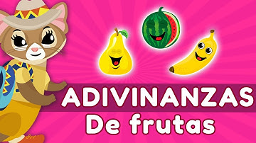 Adivinanzas para niños fáciles | Frutas 🍎🍐🍊