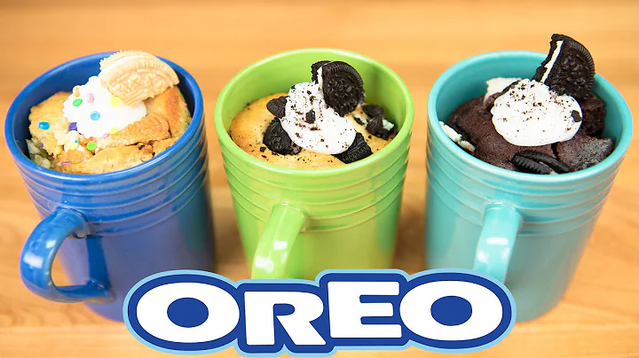Oreo Mug Cakes (Chocolate Oreo Cake, Cookies & Cream Cake, Funfetti Oreo Cake): Backpack Baking