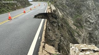 Witness describes navigating Big Sur area after road collapse leaves many stranded